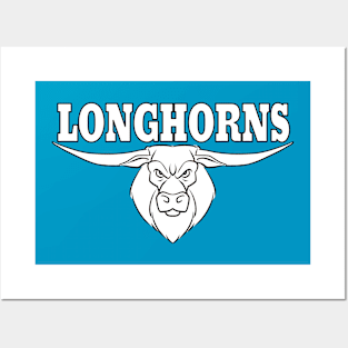 Longhorn mascot Posters and Art